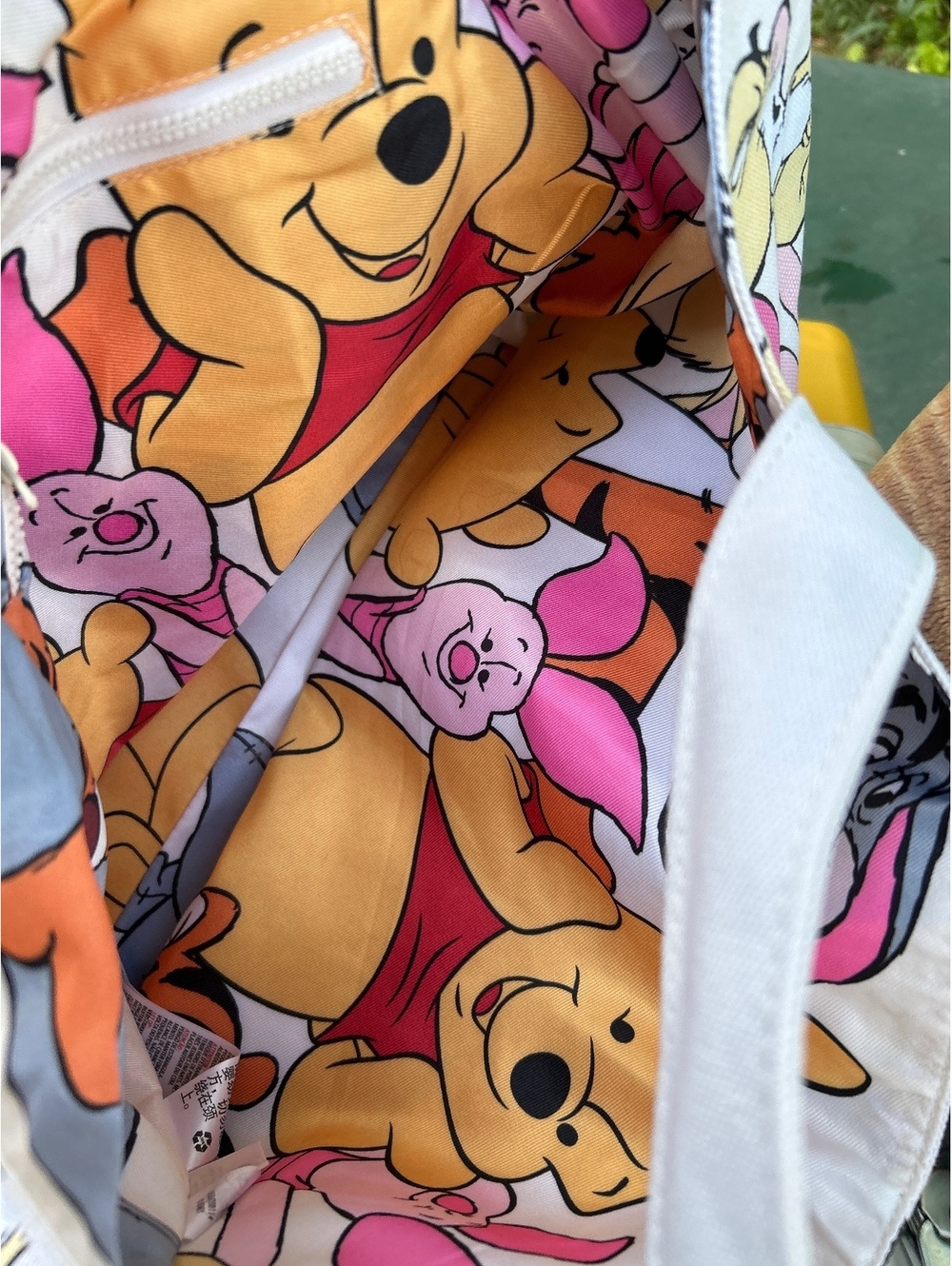 Disney Winnie the Pooh and Friends Canvas Tote Bag - Picture 4 of 6